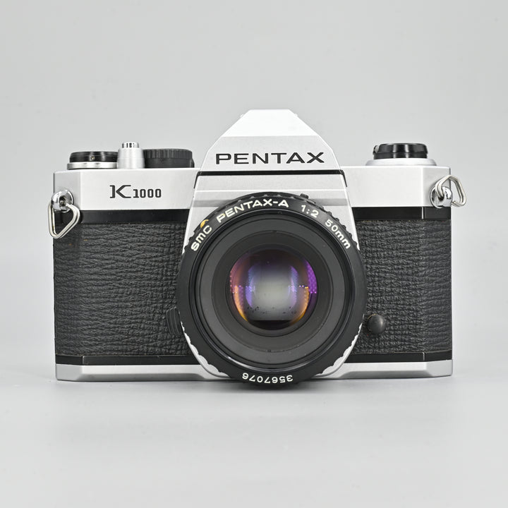 Pentax K1000 + SMC 50mm F2 Lens + Vivitar 70-150mm F3.8 Zoom Lens