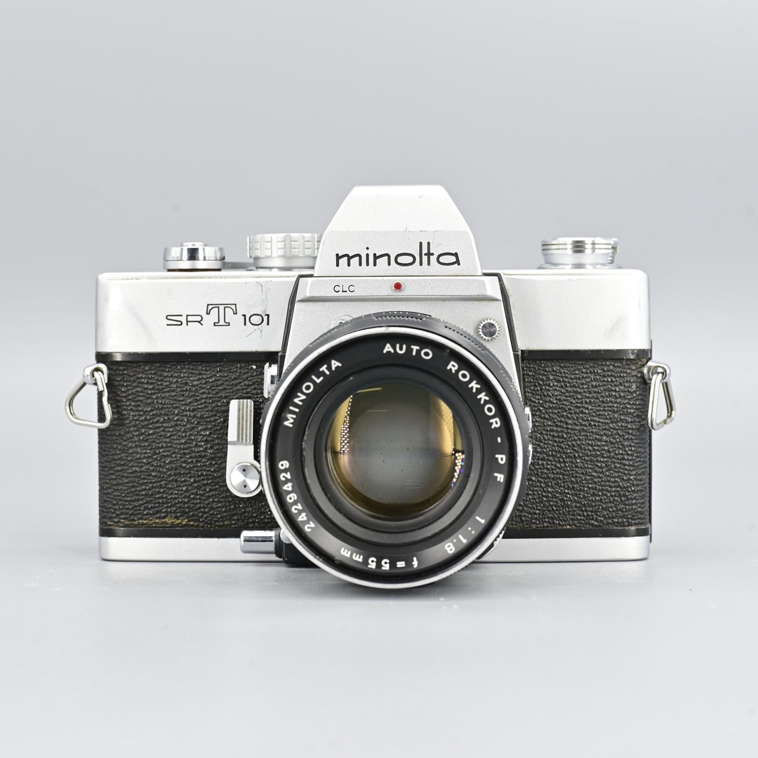 Minolta SRT101 + MC 55mm F1.8 Lens [READ]