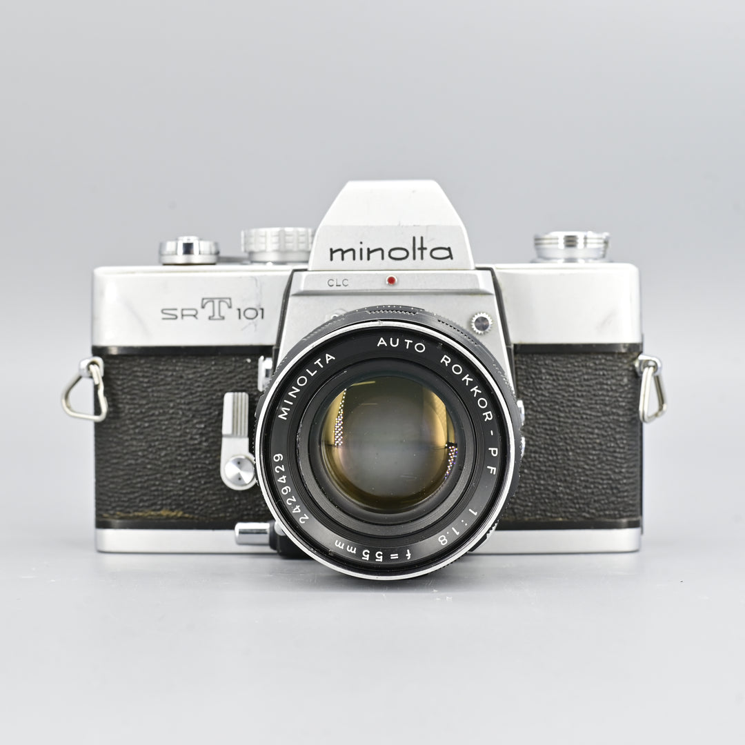 Minolta SRT101 + MC 55mm F1.8 Lens [READ]