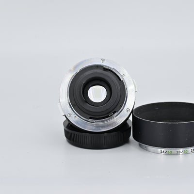 Olympus OM 35mm F2.8 Lens.