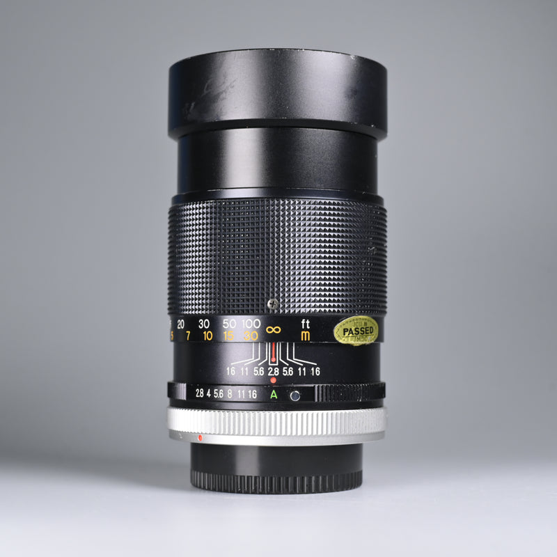 Beck Automatic 135mm F2.8 Lens (with hood)