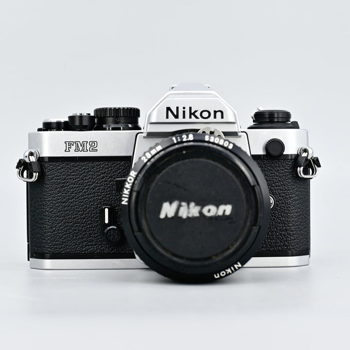 Nikon FM2 +AIS 28mm F2.8 Lens