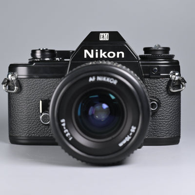 Nikon EM Black + AF Nikkor 35-70/3.3 Lens