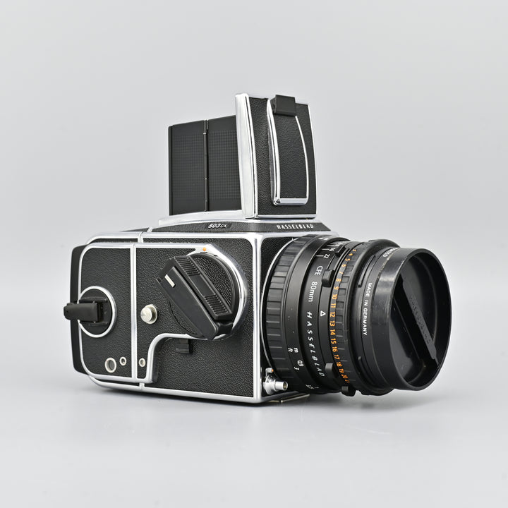 Hasselblad 503CX + CFE80mm F2.8T* + A24 film magazine.