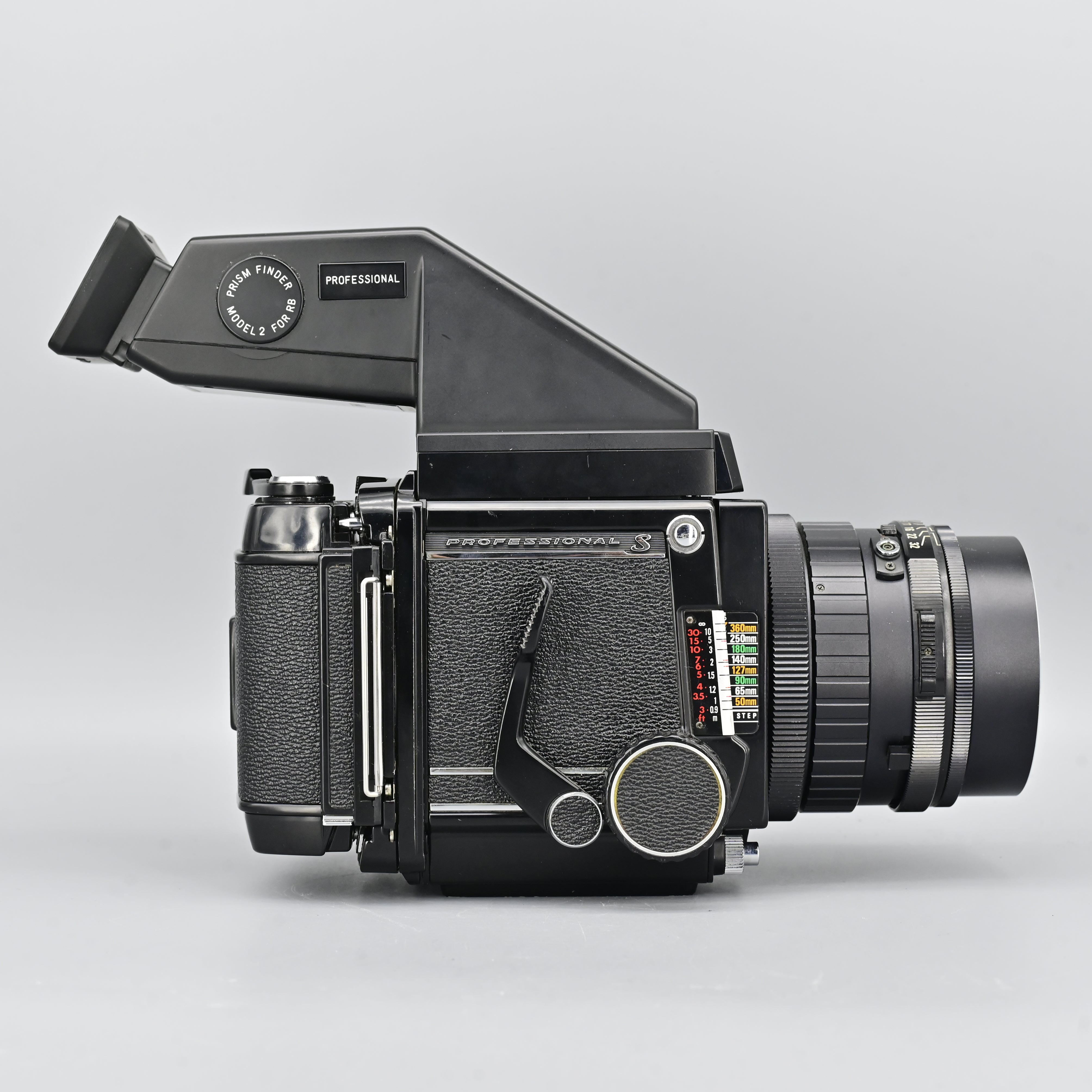 Mamiya RB67 Pro S + Prism Finder + Sekor C 150mm F4 Lens – SHOWA