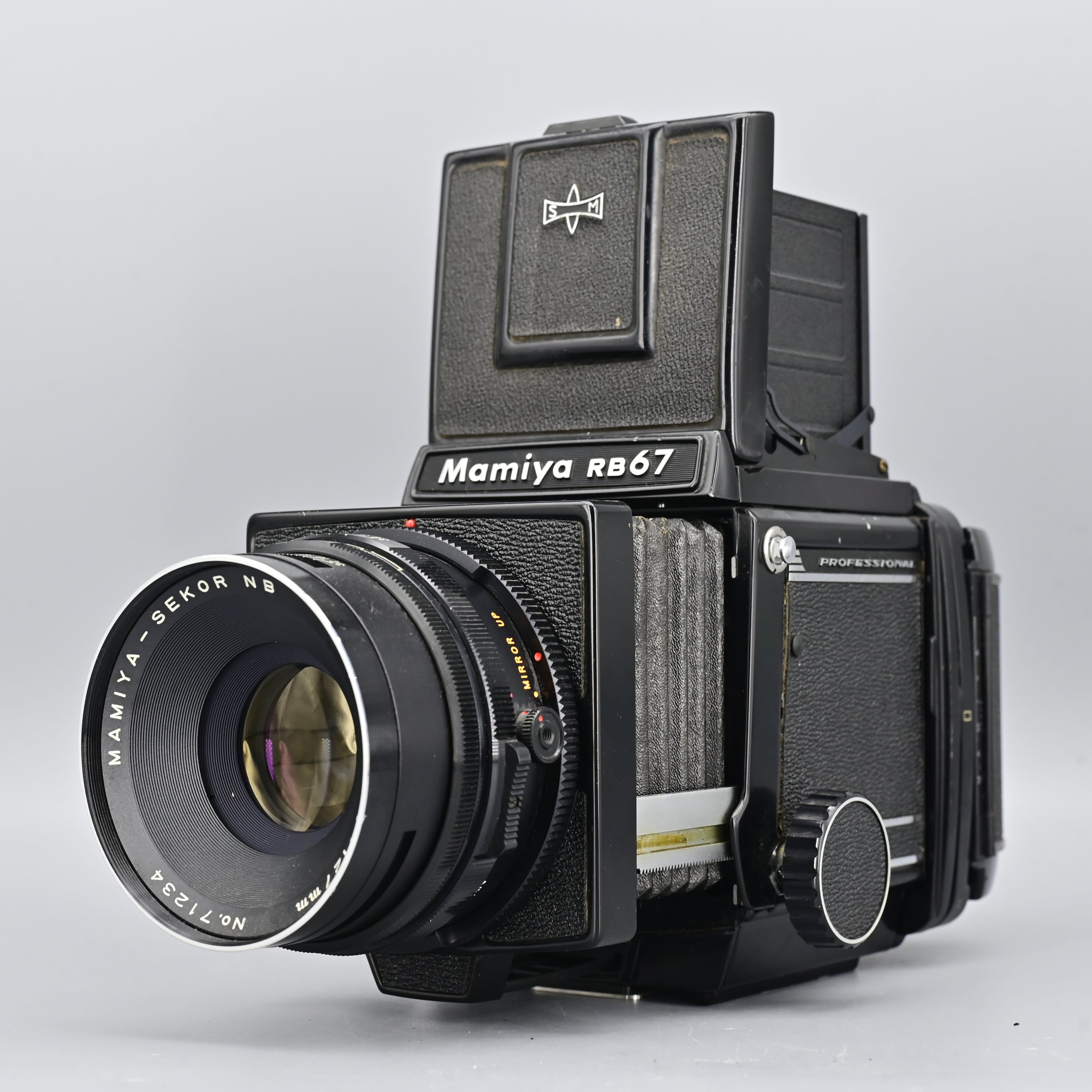 美品 Mamiya RB67 PRO S ＋ SEKOR 127mm f3.8 Used Mamiya RB67 Pro S Camera Kit with 127mm f3.8 Lens