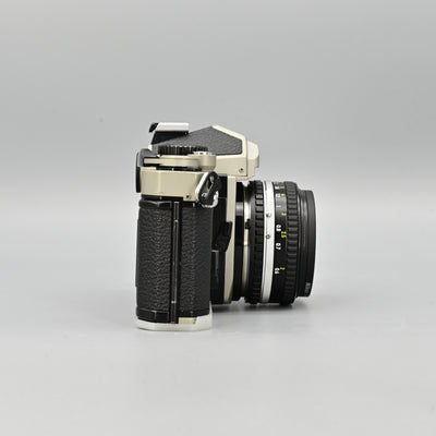 Nikon FM2/T + MD12 Motor +Ais 50mm F1.8 Set.
