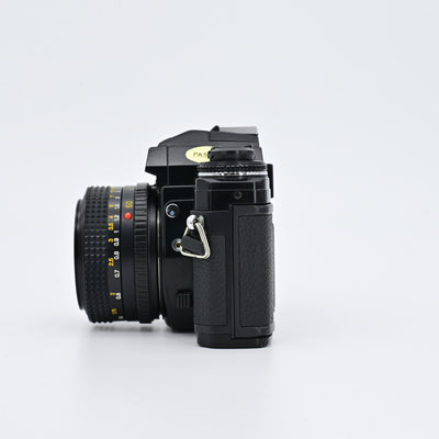Minolta X700 Black + MD 50mm F2 Lens