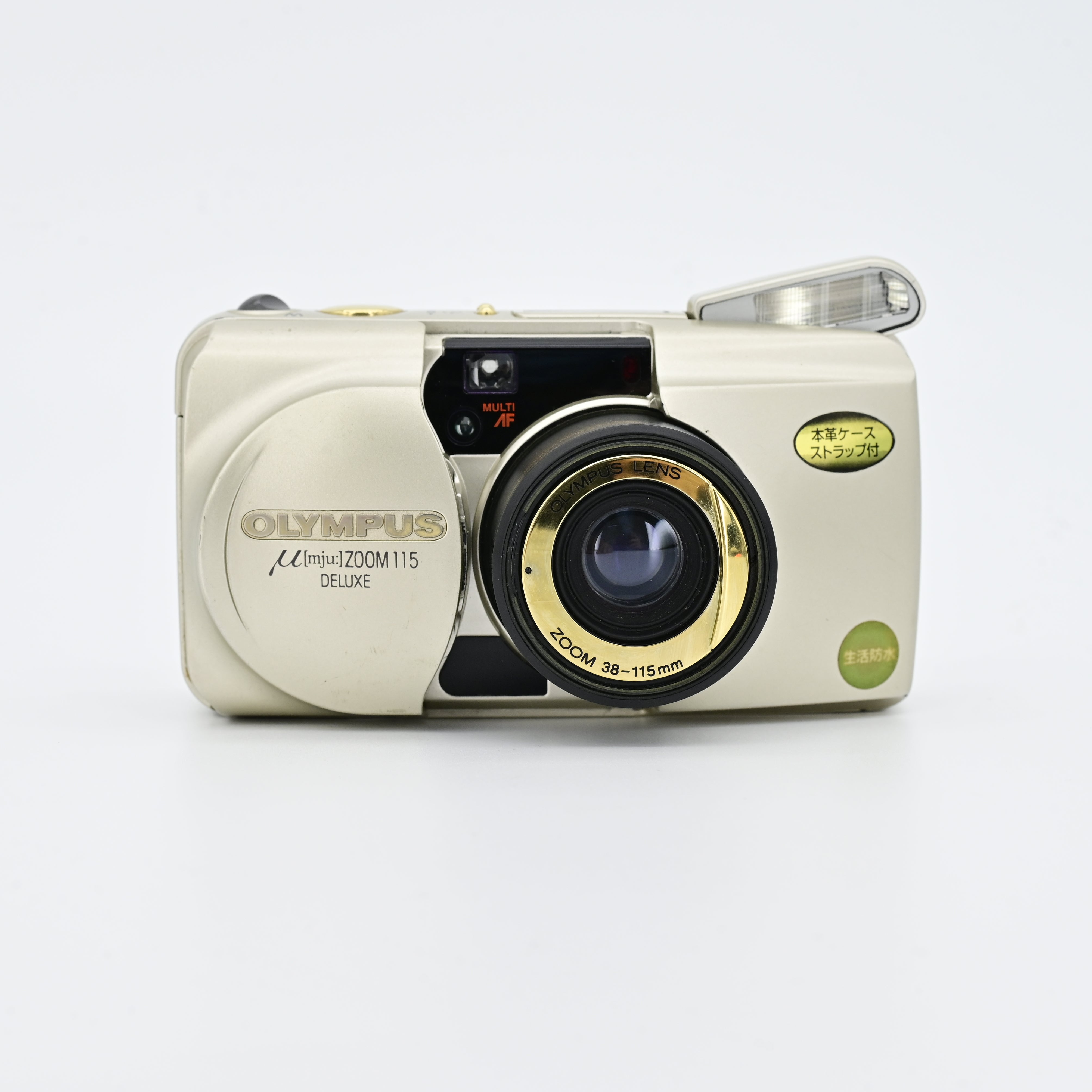 【希少 完動品】OLYMPUS μ zoom deluxe フィルムカメラ 完動品】 OLYMPUS μ ZOOM 105 DELUXE フィルムカメラ