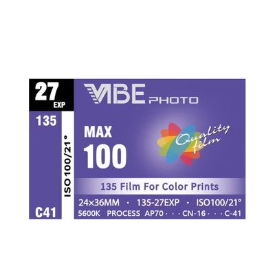 VIBE Max 100, 27 Exp 35mm Film