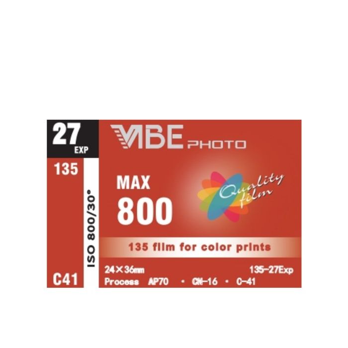 VIBE Max 800, 27 Exp 35mm Film