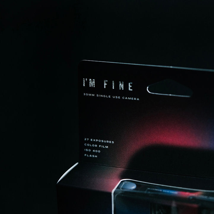 I’M Fine Single Use Camera Regular Edition - AURA (Black)